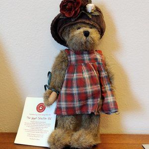 Boyds Bear Lizzie Wishkabibble 11" Plush with Story Book and Attached Tags